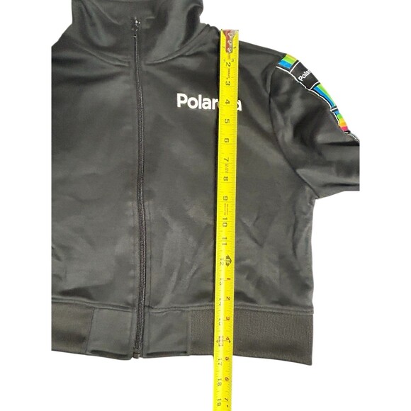 Polaroid Womans Crop-Top Medium Full Zip Long Sleeves Retro Y2K Whimsigoth - Picture 6 of 11